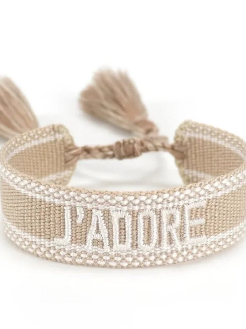 Fashion J'adore Bohemian Personalized Embroidery Wrist Knitted Bracelet